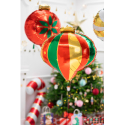 Balon foliowy Bombka, 51x49cm, mix