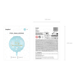 Balon foliowy ''Holy Communion'', 45 cm, mix