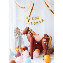 Balon foliowy Koń, 110 x 126 cm, mix