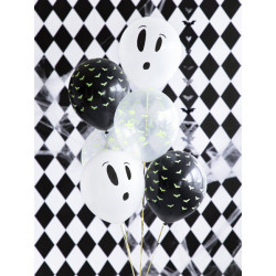 Balony UV 27cm, BOO!, mix (1 op. / 3 szt.)