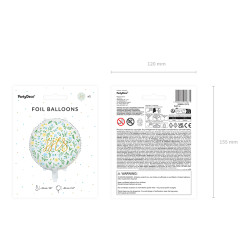 Balon foliowy IHS, 45 cm, mix