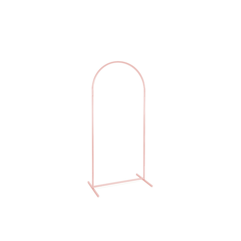 Stojak na tło, łuk midi, brudny róż, 80x180 cm