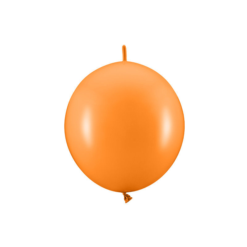 Balony z łącznikiem, 28 cm, Pastel Mandarin Orange (1 op. / 20 szt.)
