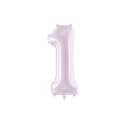 Balon foliowy Cyfra ''1'', 72cm, fiolet