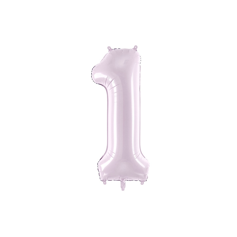 Balon foliowy Cyfra ''1'', 72cm, fiolet
