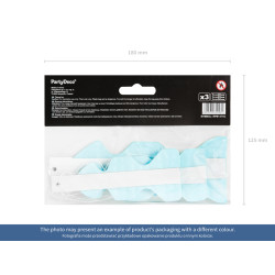 Rozety dekoracyjne, lawenda, 20-30cm (1 op. / 3 szt.)