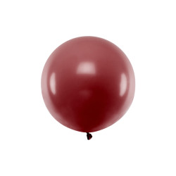 Balon okrągły 60cm, Pastel Burgundy