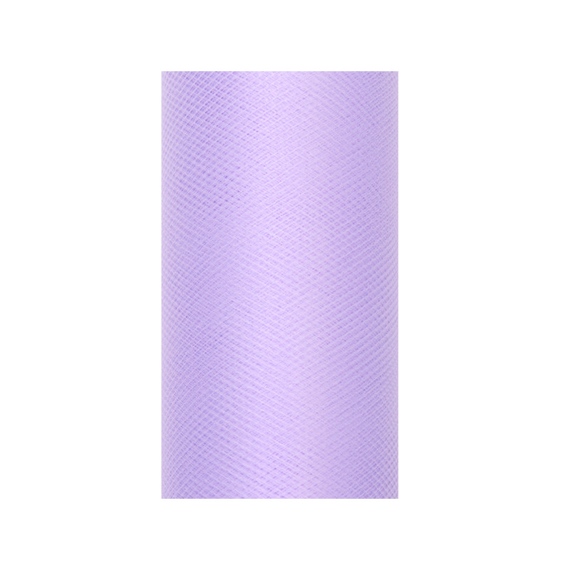 Tiul gładki, liliowy, 0,15 x 9m (1 szt. / 9 mb.)
