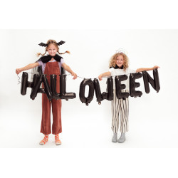 Balon foliowy Halloween, 280x46 cm, czarny