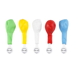 Balony LED 30 cm, mix (1 op. / 5 szt.)