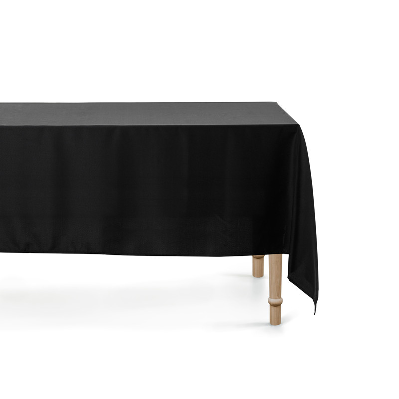 Obrus, czarny, 180 x 300cm