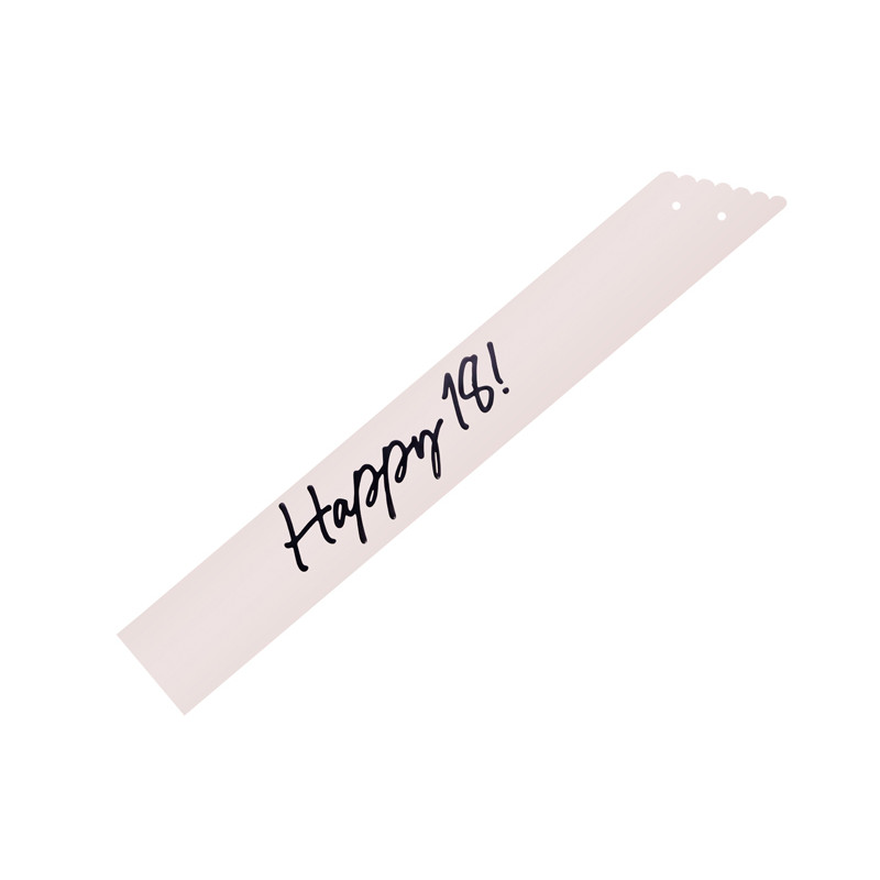 Szarfa Happy 18, krem, 76 cm