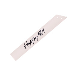 Szarfa Happy 40, krem, 76 cm
