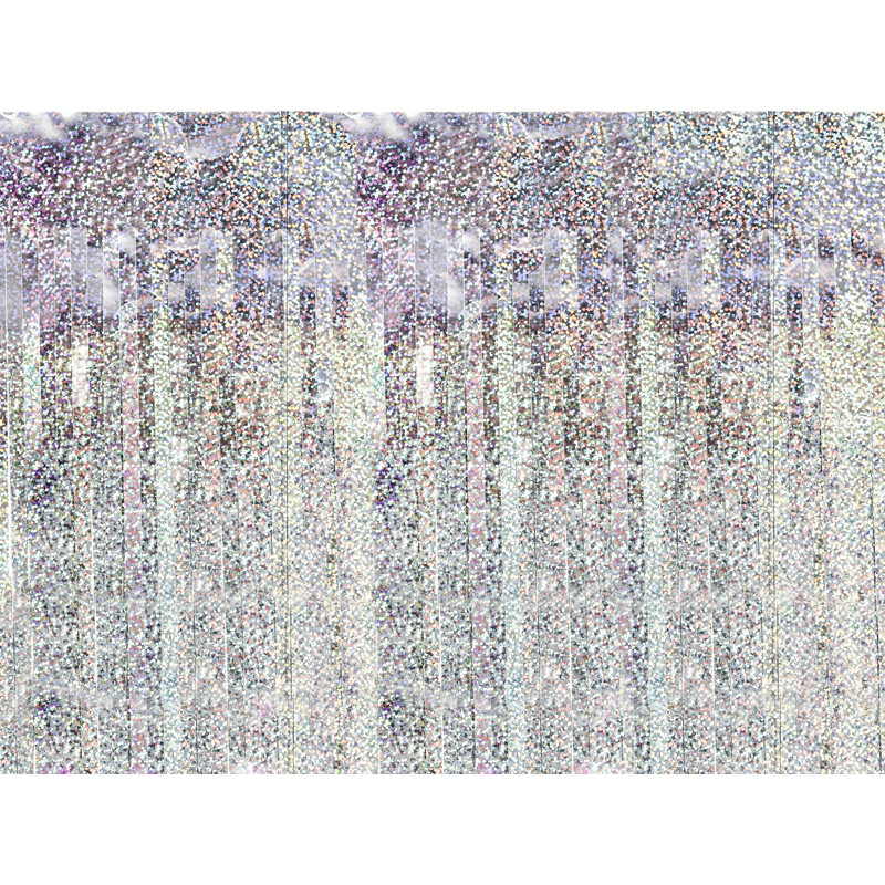 Kurtyna Party, holograficzny, 100x200cm