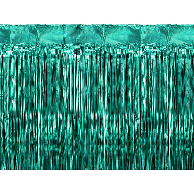 Kurtyna Party, butelkowa zieleń, 100x200cm
