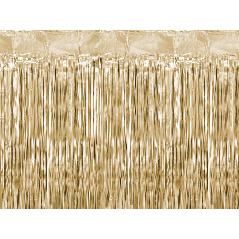 Kurtyna Party, elegancki złoty, 100x200cm