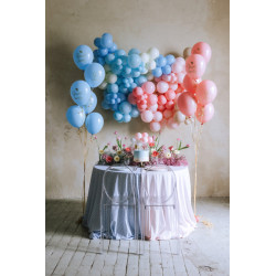 Balonowy topper na tort, różowy,  29 cm