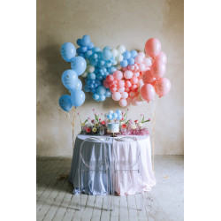 Balonowy topper na tort, niebieski,  29 cm