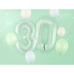Balon foliowy Cyfra ''3'', 72cm, zieleń