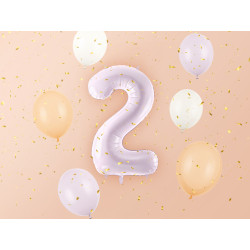 Balon foliowy Cyfra ''2'', 72cm, fiolet