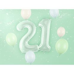 Balon foliowy Cyfra ''2'', 72cm, zieleń