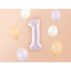 Balon foliowy Cyfra ''1'', 72cm, fiolet