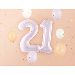 Balon foliowy Cyfra ''1'', 72cm, fiolet