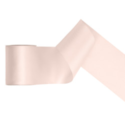 Tasiemka satynowa, złamana biel, 100mm/25m