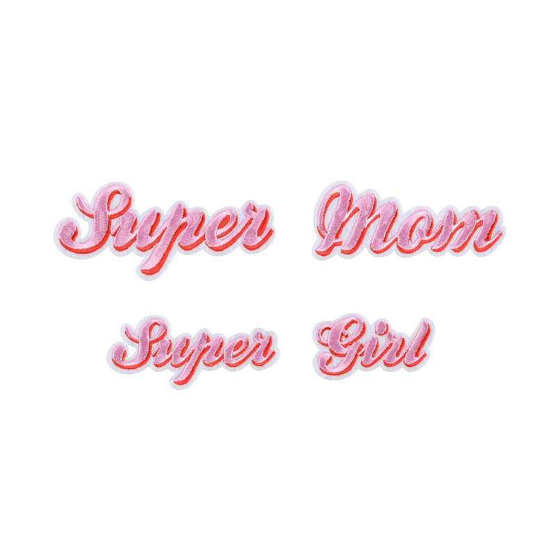 Naprasowanka Supermom, mix, 14x3.5-19.5x5 cm (1 op. / 2 szt.)