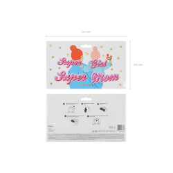 Naprasowanka Supermom, mix, 14x3.5-19.5x5 cm (1 op. / 2 szt.)