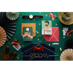 Kartka z pinem Groom, 10.5x15 cm