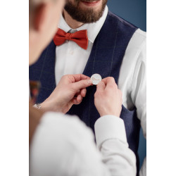 Kartka z pinem Groom, 10.5x15 cm