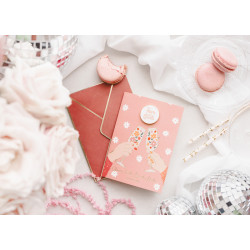 Kartka z pinem Bride Team, 10.5x15 cm
