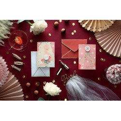 Kartka z pinem Bride Team, 10.5x15 cm