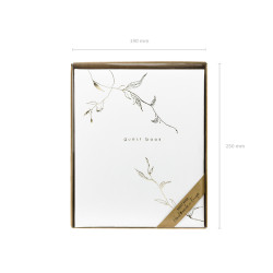 Księga Gości Guest book, 20x24,5cm, biały, 22 kartki